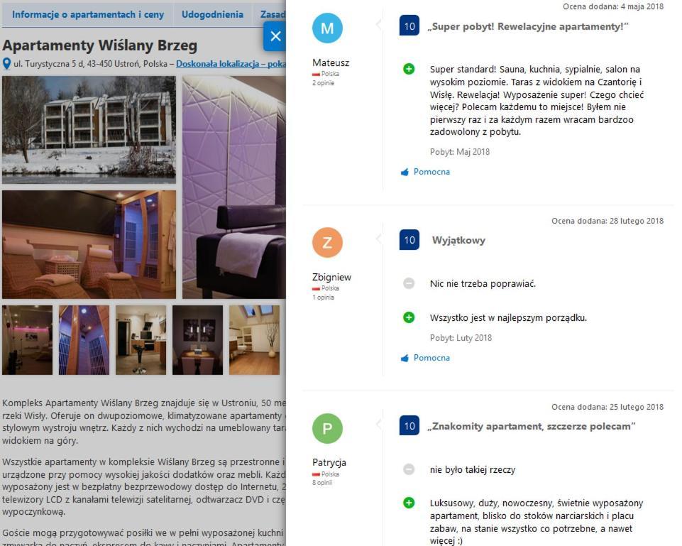 Apartamenty Wislany Brzeg ウストロン エクステリア 写真